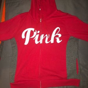💋 | PINK Victoria Secret Hoodie Zip Up